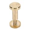 50Pcs Decorative Rivets 50Pcs Slot Flat Head Screws Brass Screw Rivet Set for DIY Leather Crafting