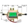 12V HEP-02A low pressure Universal diesel petrol electric fuel pump for Car Carburetor Motorcycle ATV HEP02 DW588