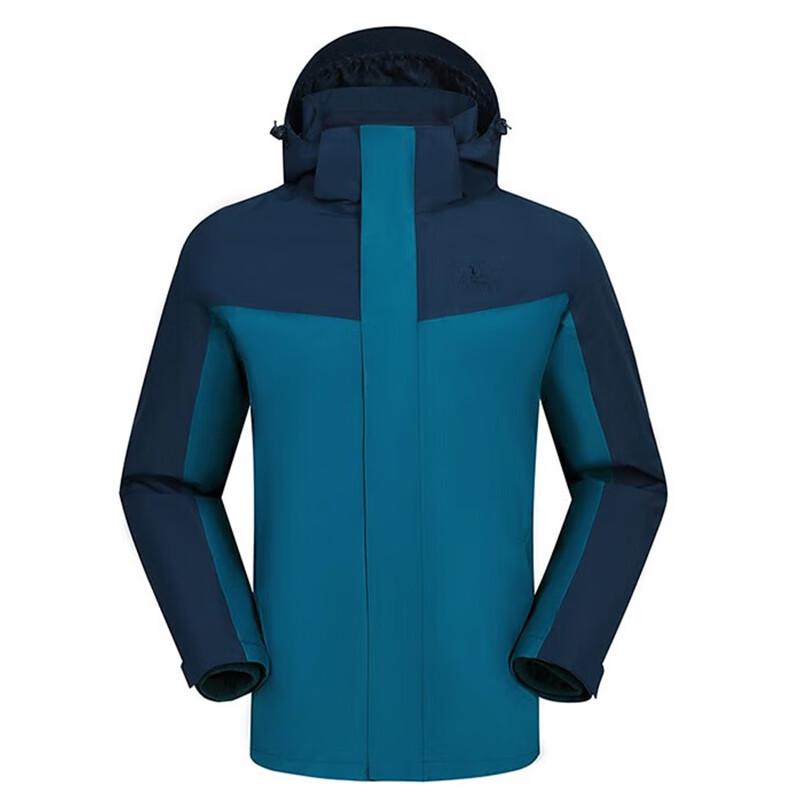 Camel JF8316 Men's 3-in-1 Detachable Fleece Lined Outdoor Jacket