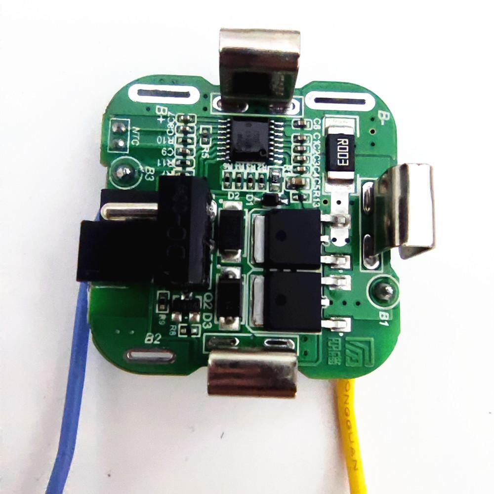 Scheda Circuitale BMS 4s 20A PCBA Batteria 18650 3.7V Con Connettore DC Per Trapano Elettrico Manuale 16.8v
