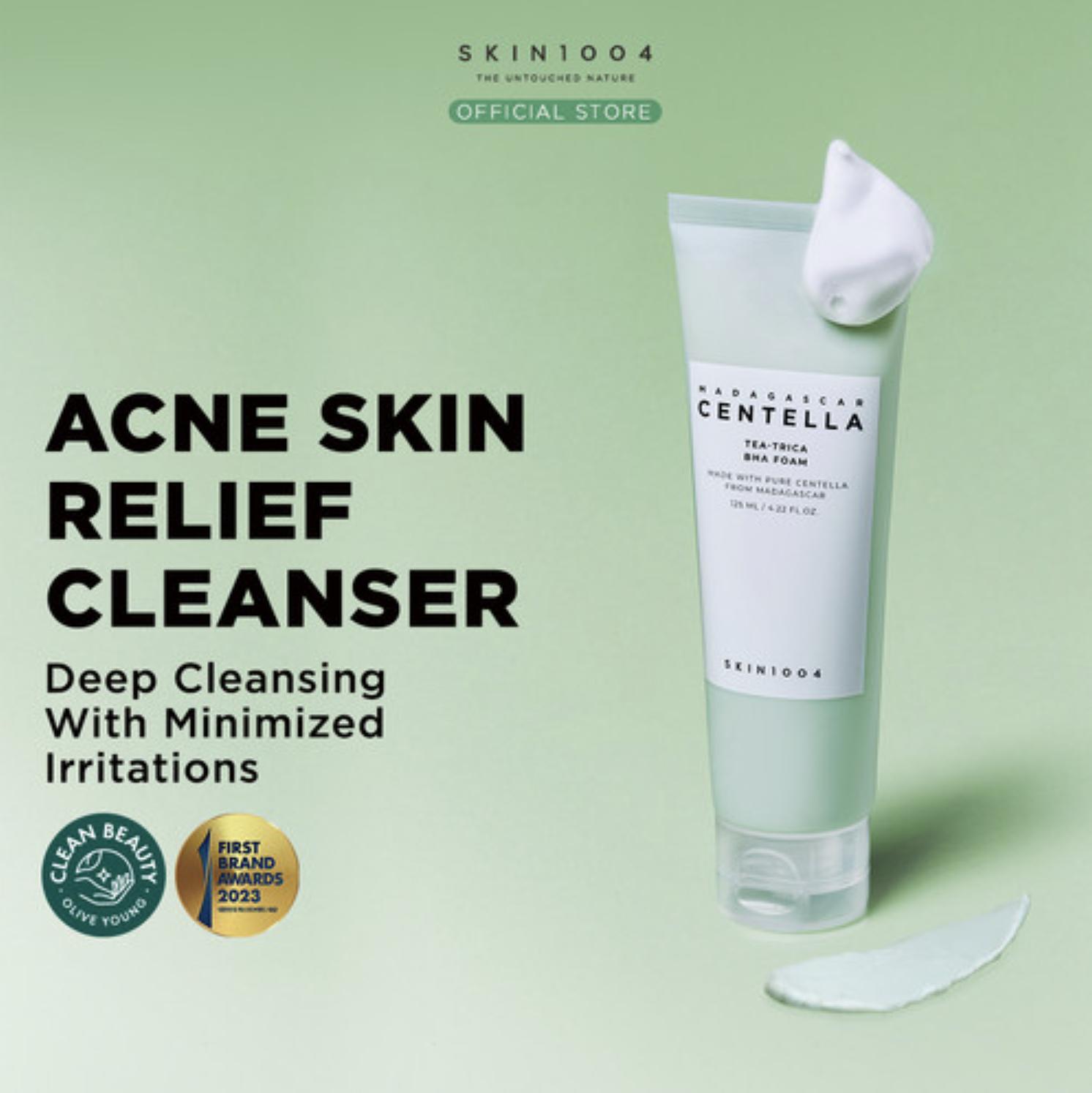 

SKIN1004 Очищающая пенка с мадагаскарской центеллой T-Tea Trica BHA, 125 мл