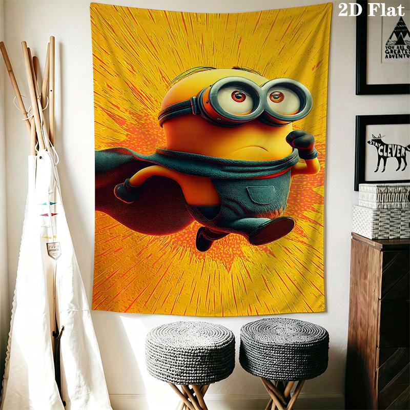 Minions Bath Bedding 1 Duvet Cover 2 Pillowcase Without Core Christmas Birthday Gift Bedding Set Soft And Comfortable Bedding