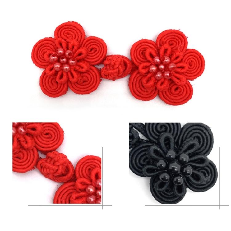 Chinese Knot Flower Buckle Closure Buttons for Dance National Dress Cheongsam