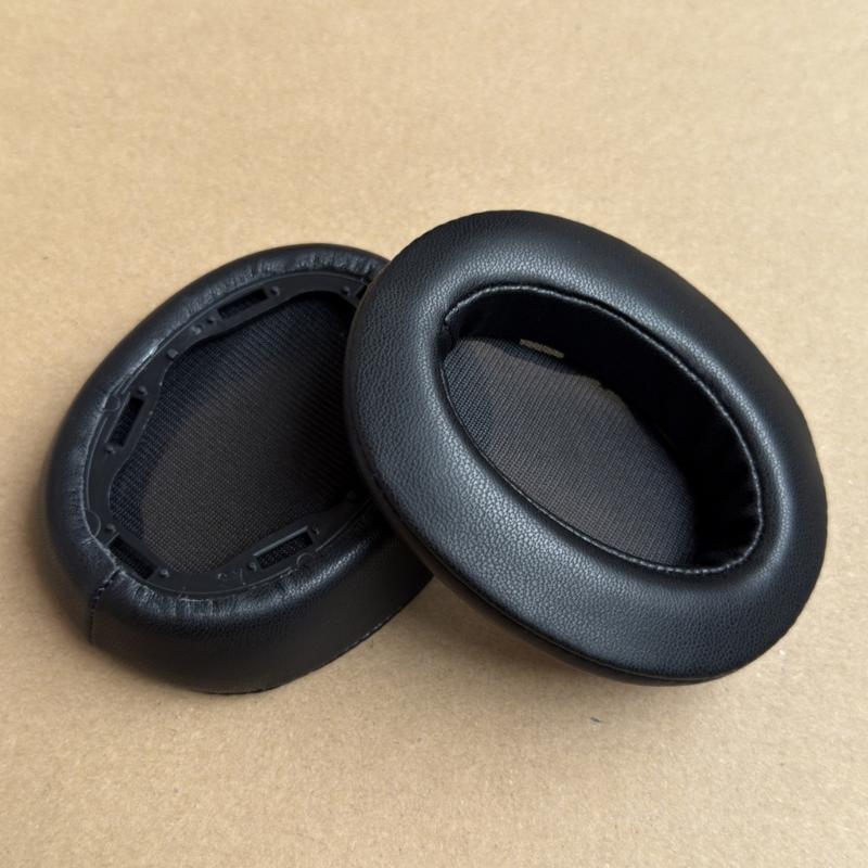 Polyester Composite Lambskin Headphone Cushions Strong Replacement Ear Covers Noise Reducing Pair for WH-H910N