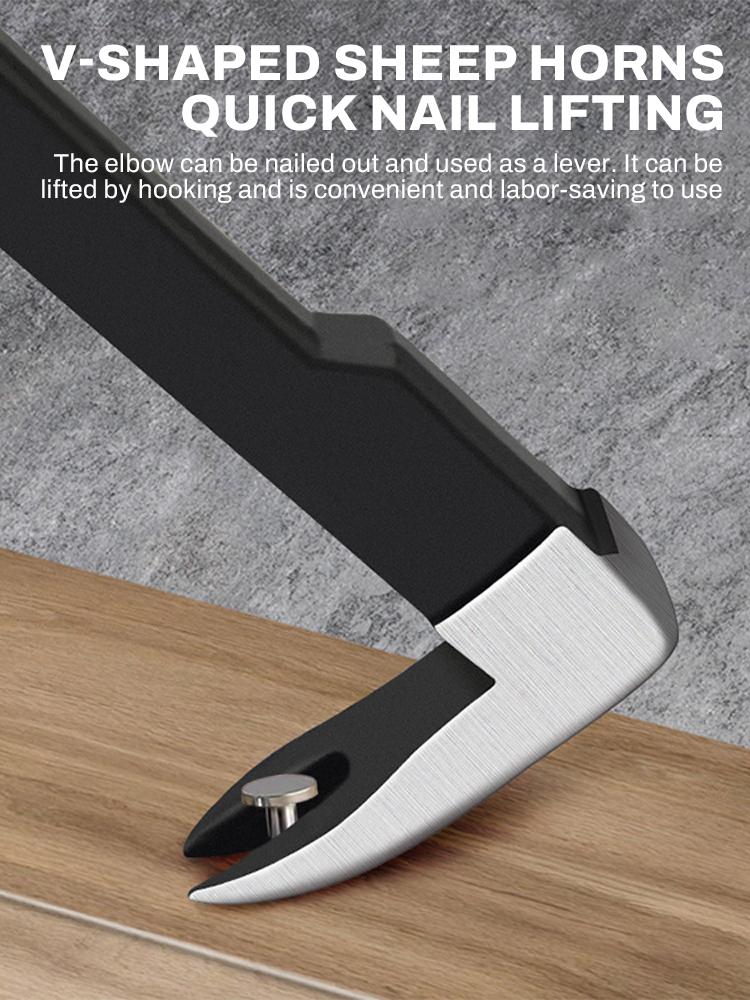 1 Stück Nagelzieher Katzenfuß Nagelentferner Multifunktionales Brecheisenwerkzeug Stahl Nagelauszieher Schwerlast für Heimwerker Holzbearbeitungswerkzeuge