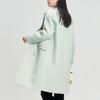 Women's Lapel Mid-Length Wool Blend Coat