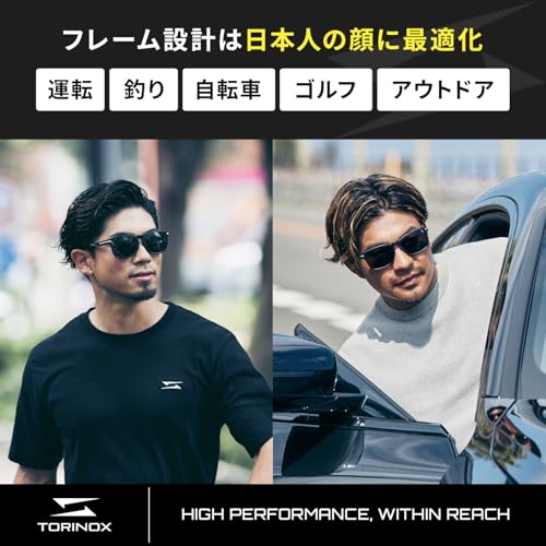 TORINOX Sunglasses Men Polarized Driving Ultra-lightweight UV400 Suitable Fishing Sports.