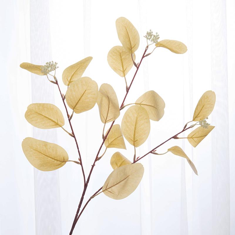 Artificial Eucalyptus Leaves Flowers Branch Fake Plant Decoration for Wedding Home Flower Arrangement Blue Pink Eucalyptus Decor