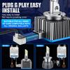 D1S D3S D2S LED CANBUS Headlight 1500W Bulbs Super Bright D4S D1R D3R D2R D4R D8S Xenon Lights for Car 6000K Automobile Lamps