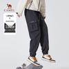 CAMEL Men's Fleece-Lined Water-Repellent Outdoor Cargo Joggers