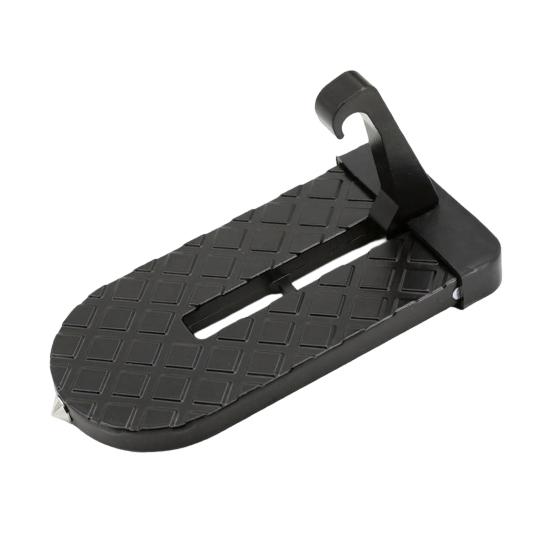 Degrau Dobrável para Porta de Carro com Superfície Antiderrapante Universal Barra de Teto de Lingote de Alumínio Degrau Peças Automotivas para SUV RV Off-Road