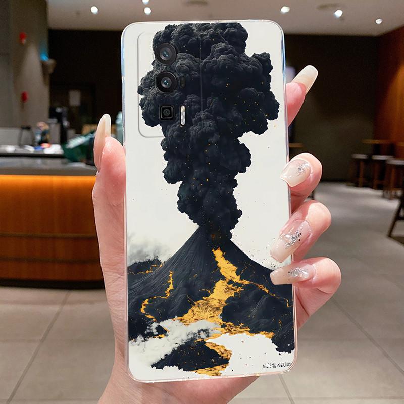 Casing For Xiaomi POCO F5 Pro 5G Phone Cover Aesthetic Luxury Cute Cool Boys Girls Soft TPU Transparent Silicone Cellphone Case