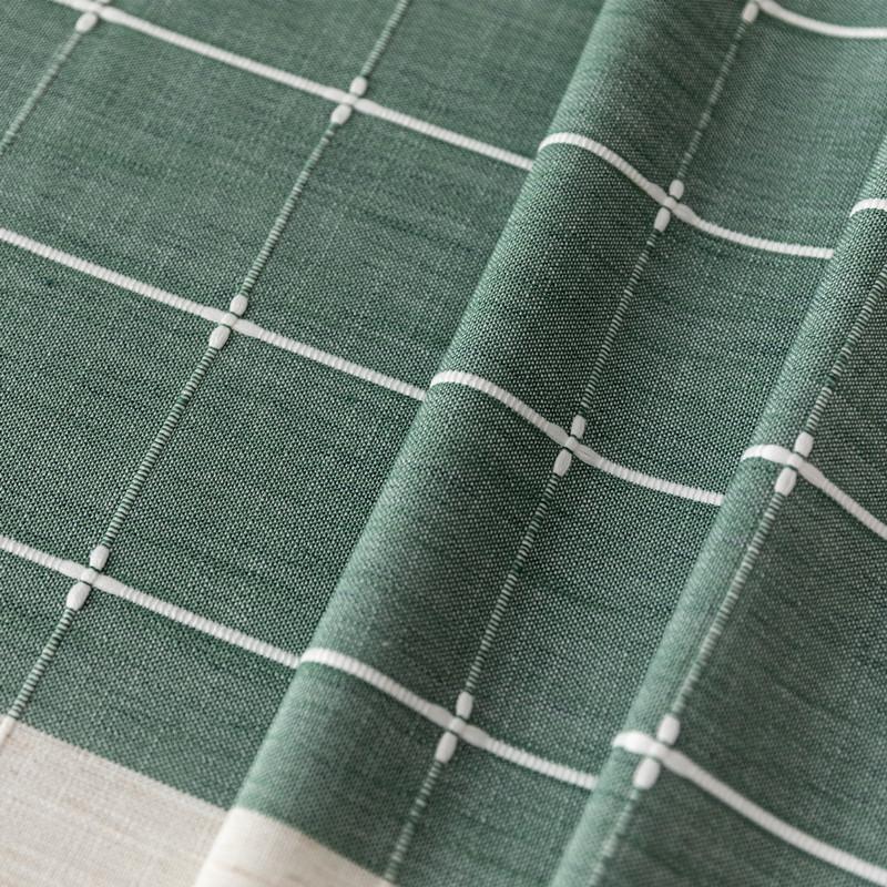 Striped Plaid Imitation Cotton And Linen Fringed Tablecloth Geometric Lace Rectangular Coffee Table Table Cloth