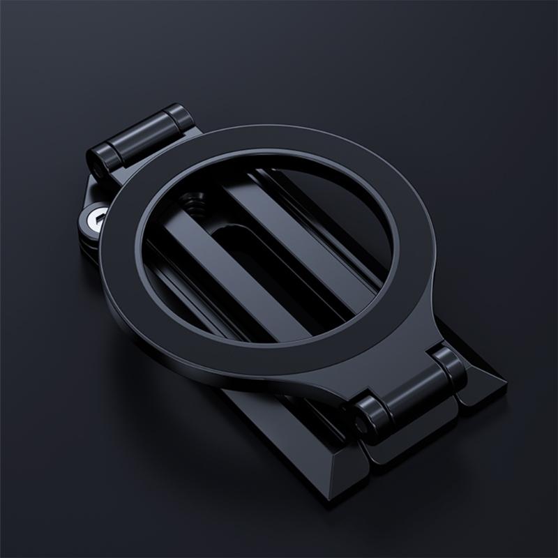 Space Saving Aluminum Phone Holder Support Rack With Magnetic Folding Feature For Various Setting Easy Transport and Use