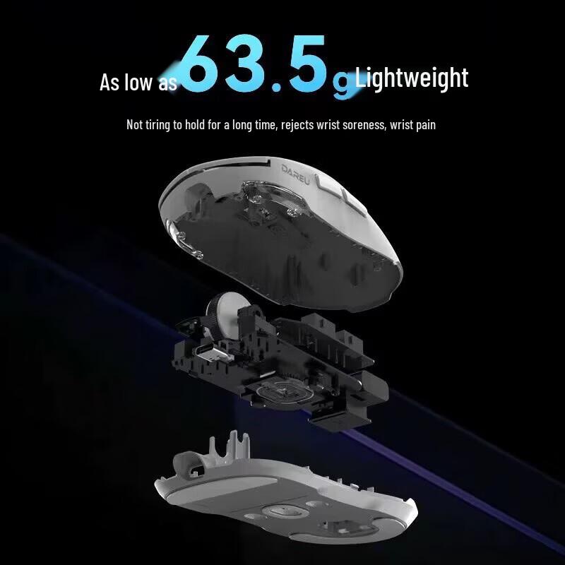 Dareu LM50 Tri-Mode RGB Gaming Mouse