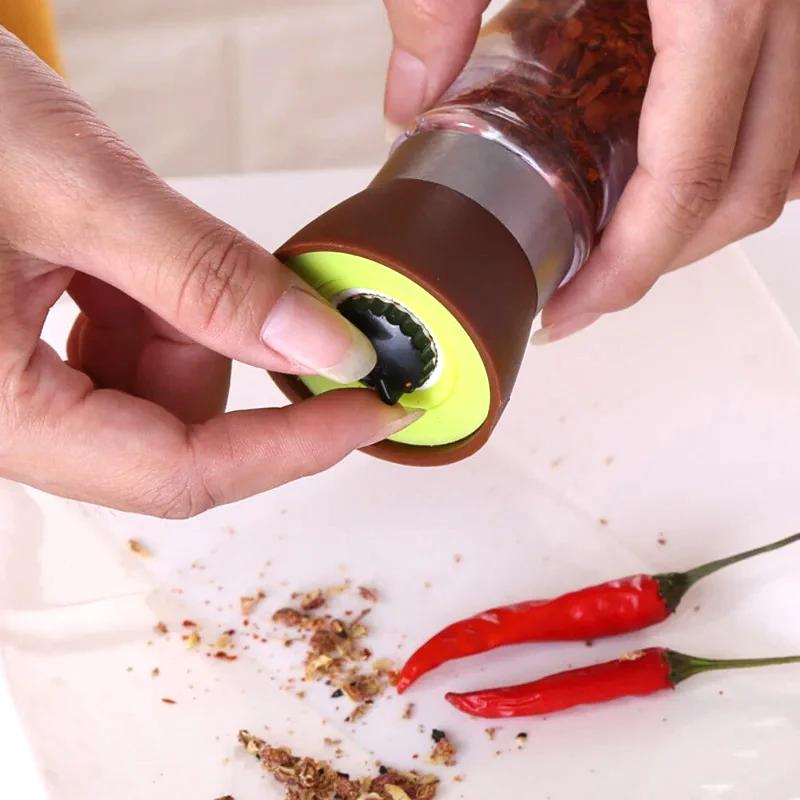 Hot New Handy Manual Mill Pepper And Salt Grinder Seasoning Peper Spice Grain Mills Porcelain Grinding Core Mill Kitchen Tools