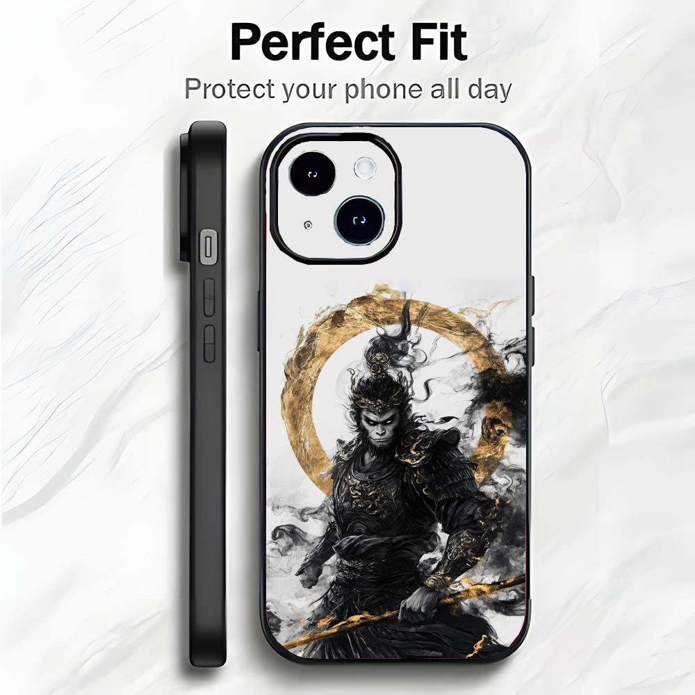 Classic Mighty Game S-Sun Wukong Phone Case Phone Case Soft Packaging Lightweight For iPhone17 16 15 14 13ProMax