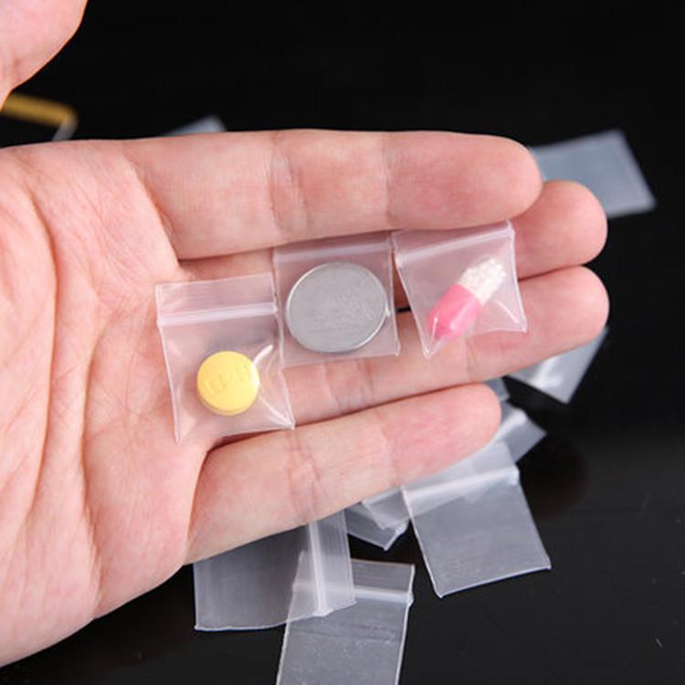 3x4x16 Silk Pouch: Dustproof, Clear, Self-Sealing Bag for Mini Jewelry