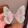 3D Embroidered Butterfly Hair Clip: Sweet Ancient Style for Girls with Gradient Wings