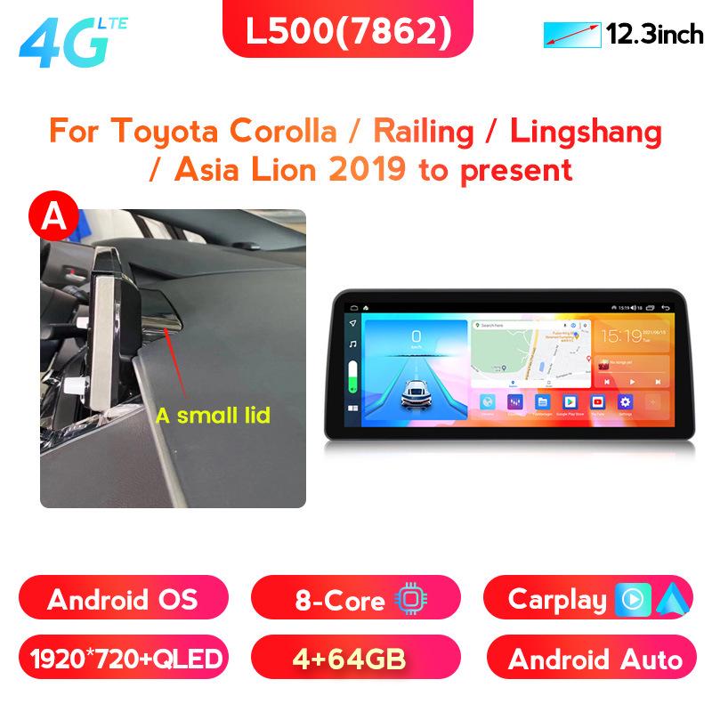 Toyota Corolla Android Navigation with CarPlay - Large Screen Stand-Up Display