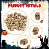 Halloween Mini Resin Skulls Horror Skeleton Miniature Figurines Prank Haunted House Props Halloween Home Table Flower Pot Decors