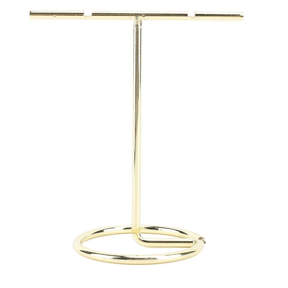 4pcs Metal Jewellery Display Stand Slotted Necklace Organizer Stand Home Storage