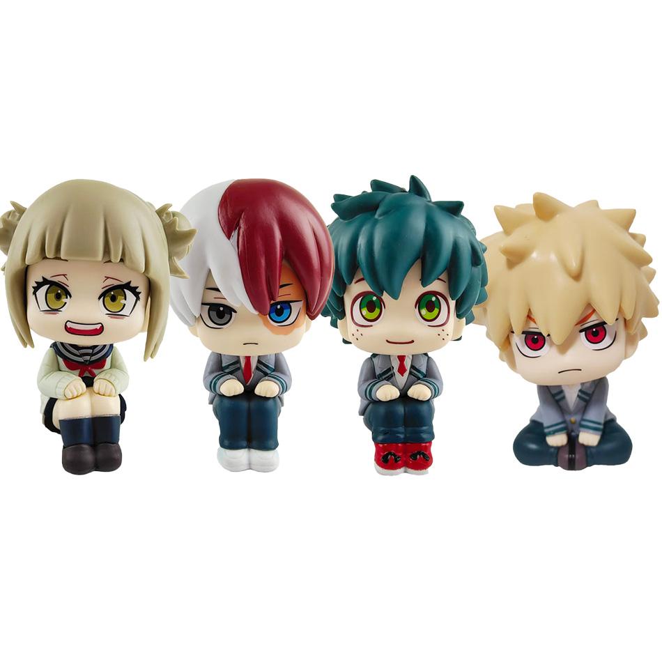 10cm Boku No Hero Academia Anime Figure Midoriya Izuku Action Figure Bakugo Katsuki/Todoroki So Figurine PVC Collection Toys