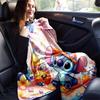 1pc Cute Stitch Printing Blanket - Soft, All-Season Throw for Living Room, Bedroom,Personalized Gift with Adorable Cartoon Design