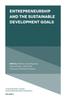 The Entrepreneurship and the Sustainable Development Goals Book