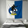 Arazzo da Parete Bristol Rovers fc Appeso Estetico alla Parete Coperta in Tessuto Stampato Arazzi Decorativi per Camera da Letto Soggiorno Arredamento per la Casa