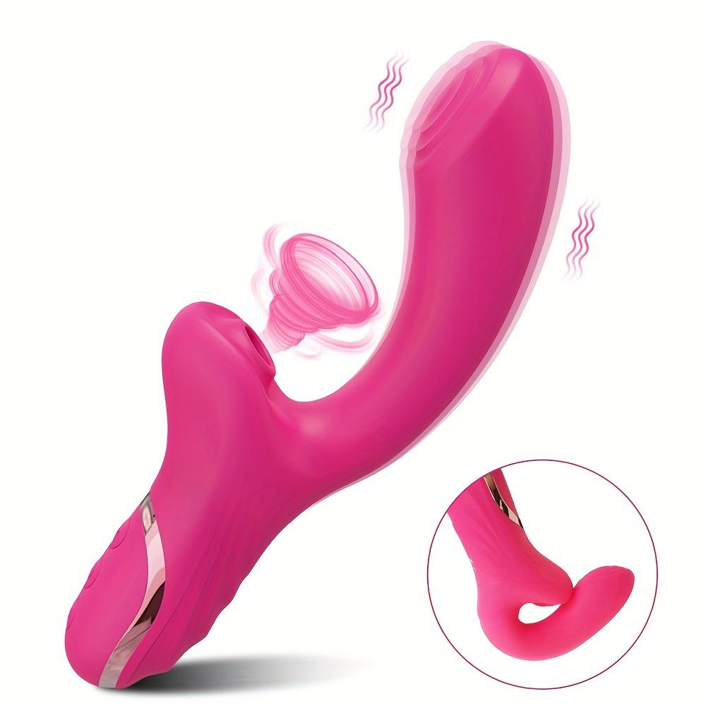 10 Vibration Licking Sucking Vibrator Dildo G-Spot Clitoris Stimulator Sex Toys 18