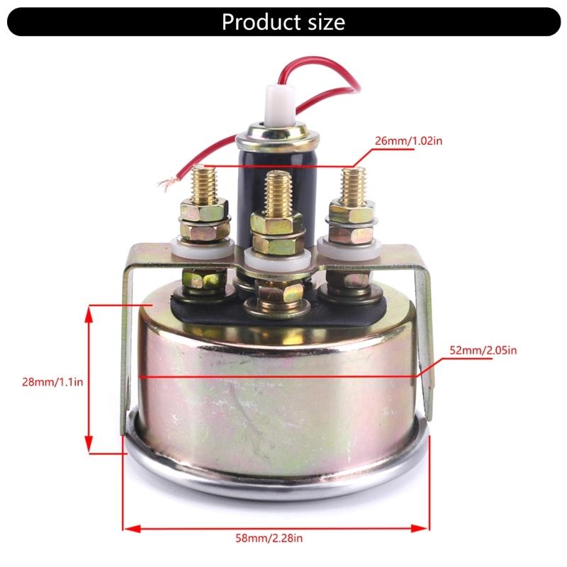 12V Mechanical Fuel Gauge Indicators with Scratch Resistant Face for Daily Driving, Auto Tuning, Vehicle Customization