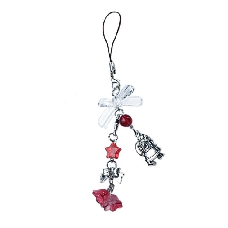 

Phone Chain Bag Charm DIY Handmade Phone Chain Perfect for Christmas Party 1