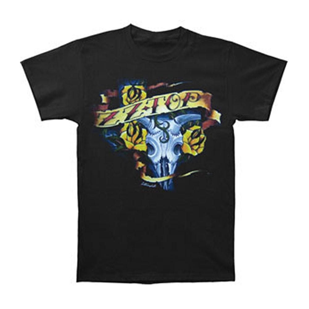 Men s ZZ Top Tattoo T-shirt Small Black S