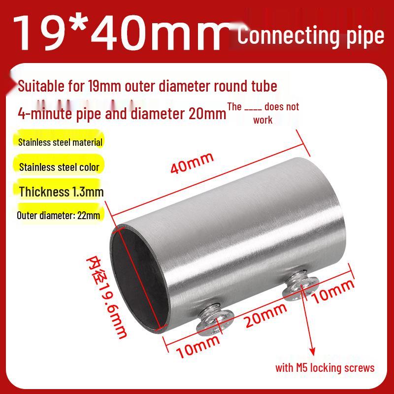 Nerezové konektory pro trubky o průměru 25-51 mm