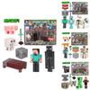 Minecraft Creeper Building Block Cake Decorations For Birthday Parties Premium Quality Plastic Figurines