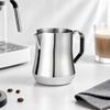 Latte Art Steaming Jug with FineTip Spout 350 Ml 304 Stainless Steel Pitcher Easy to Clean