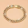 Fashion Fashion Accessories Luxury Full diamond Rhinestone Hip-hop Cuban Chain Anklet