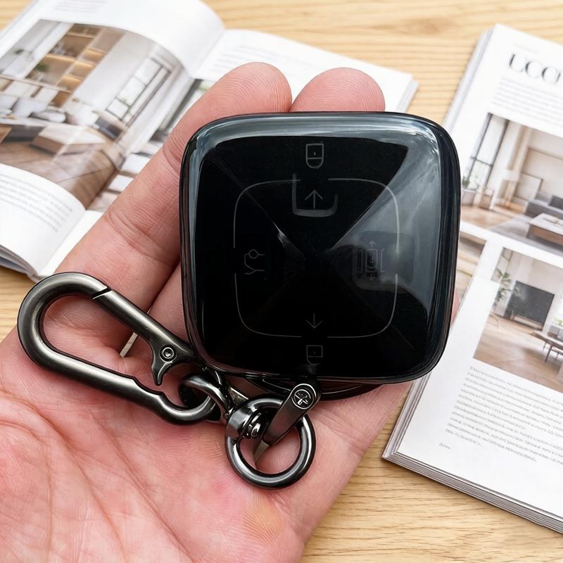 Transparent Black TPU for ZEEKR 001 007GT 7x 007 X 009 X Smart Card Remote Car Key Case Cover Holder Protector Bag Accessories