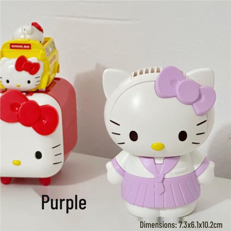 Hello Kitty Silent USB Rechargeable Neck Fan for Kids Neck Hanging