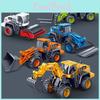 Inertia Construction Vehicle Toy Set With Excavator And Loader For Kids Play And Development