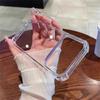 Luxury Transparent Acrylic Shockproof Case for iPhone 17 Air 16 15 14 13 12 11 Pro Max XR XS 7 8 Plus Soft TPU Bumper Hard Cover