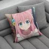 BBocchi The Rock Pillow Case For Home Bedroom Car Office Decoration Living Room Sofa Cushion Cover Suitable