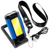 LED Work USB COB for Dog Outdoor with Ring Strap Light, Foldable, Waterproof, Rechargeable, Magnetic, Flashlight, Portable, Walking, Use, One-Touch
