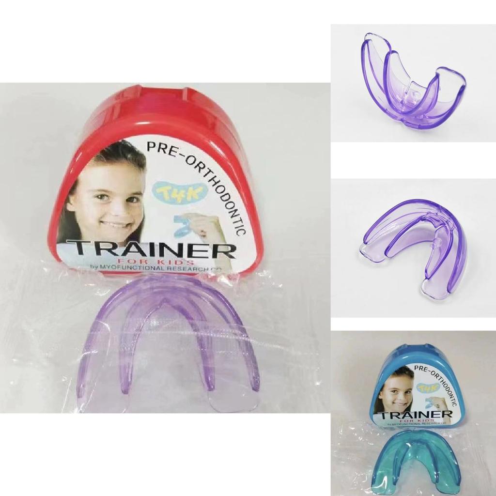 T4k Ortodontický rovnátko Silikonová chránička úst pro srovnání zubů a péči o rovnátka