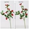 Realistic Artificial Raspberry Branch Plastic Decorative Fake Berry Branches Long Branches Simulation Flower Party Wedding