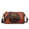 Embossed Women's Bag, Single Shoulder Crossbody Bag, Middle-aged Women's Bag, Large Capacity Carved Casual Bag, Mom Bag, Trendy