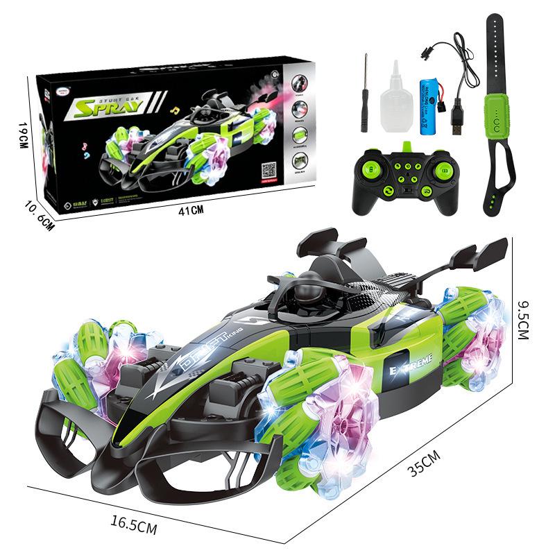 Cross F1 Light Remote Control Stunt Car: 4WD Racing Car with Gesture Sensor, Toy for Boys