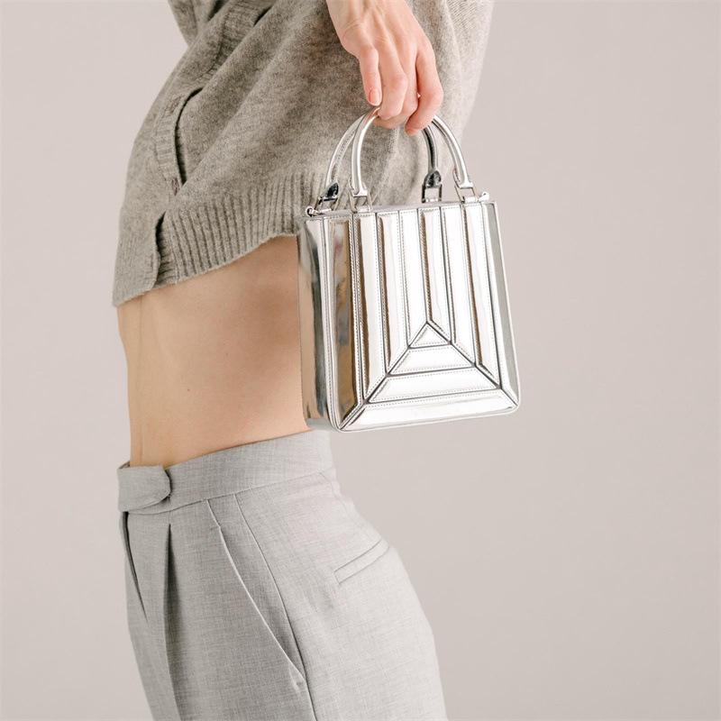 Crossbody Bag for Women's Fashion Design, High-end, Westernized, Contrasting Color Patchwork, One Shoulder Handbag
