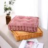 Wrinkled Chair Cushion Thicken Seat Pillow Home Decor Velvet Tatami Cushion  Balcony